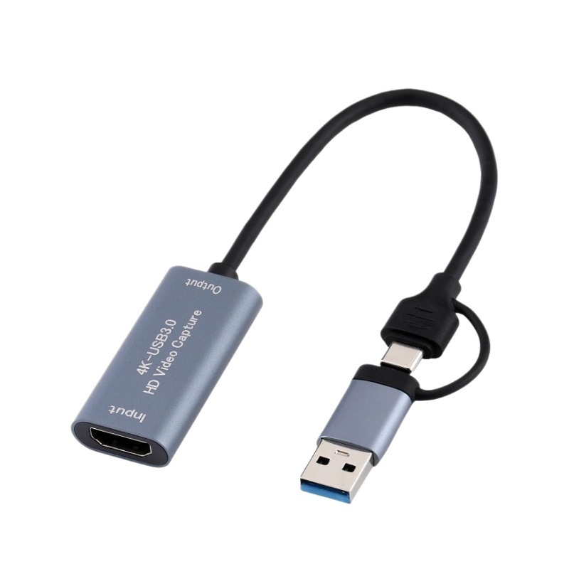 Karta za hvatanje 4K USB Type-C/USB 3.0, HDMI na USB, MS2130 čip, kompatibilno s OS-ovima