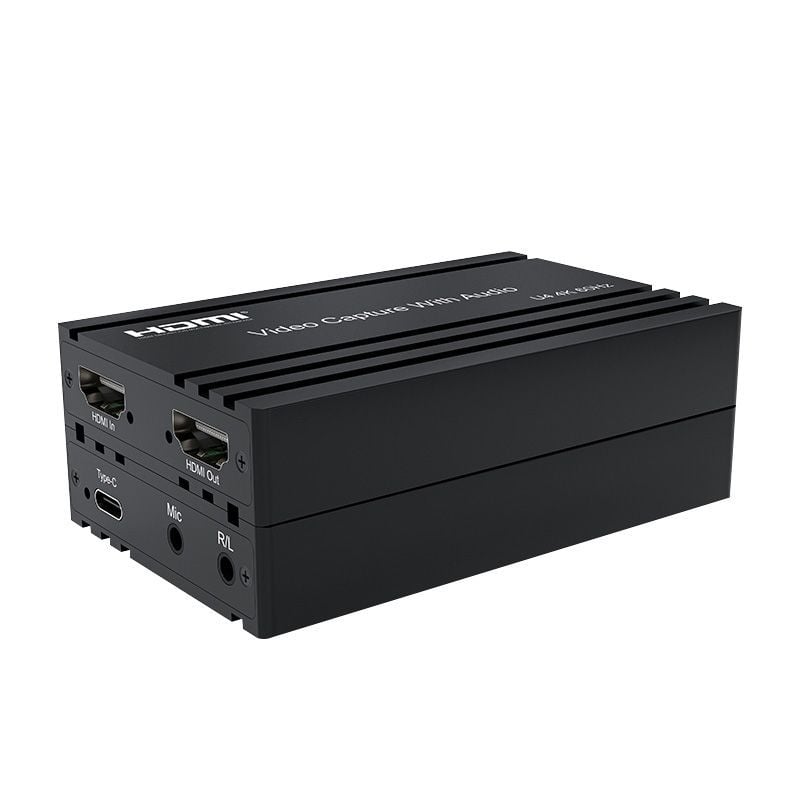 HDMI vaizdo įrašų fiksavimo plokštė su USB jungtimi, 4K60Hz, Windows suderinama, PS4/5 NS/Switch palaikymas (Wei Liao)