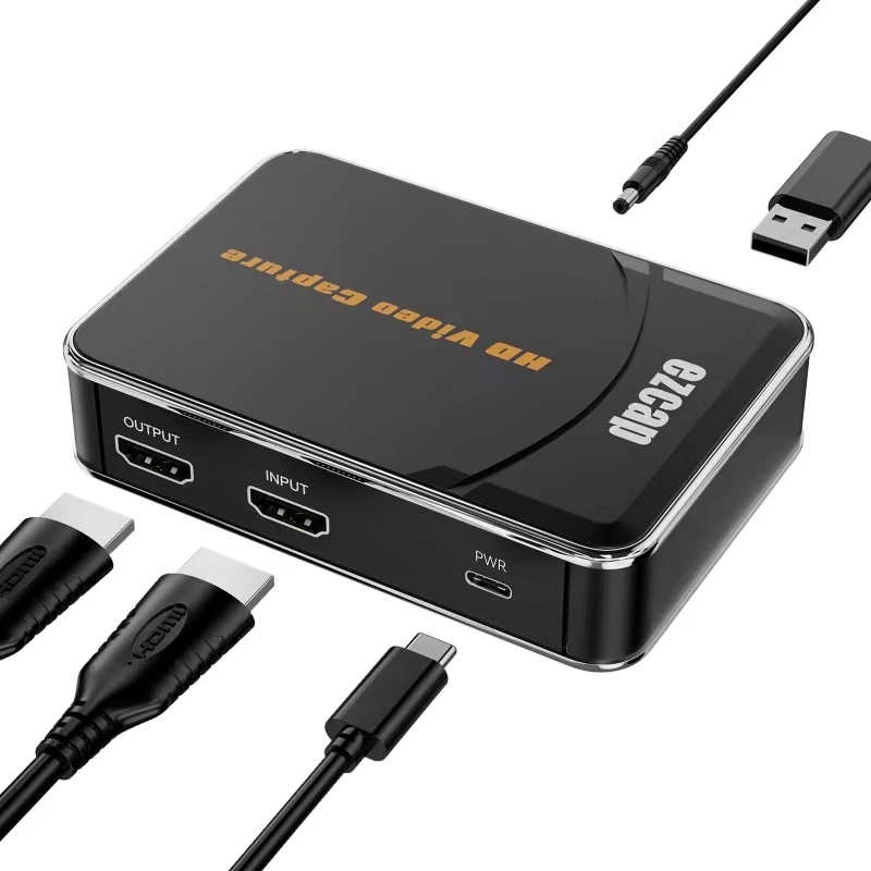 HDMI kartica za hvatanje videa Ezcap ezcap280H – 1920x1080, čip 3655, ulaz za mikrofon, snimanje jednim klikom