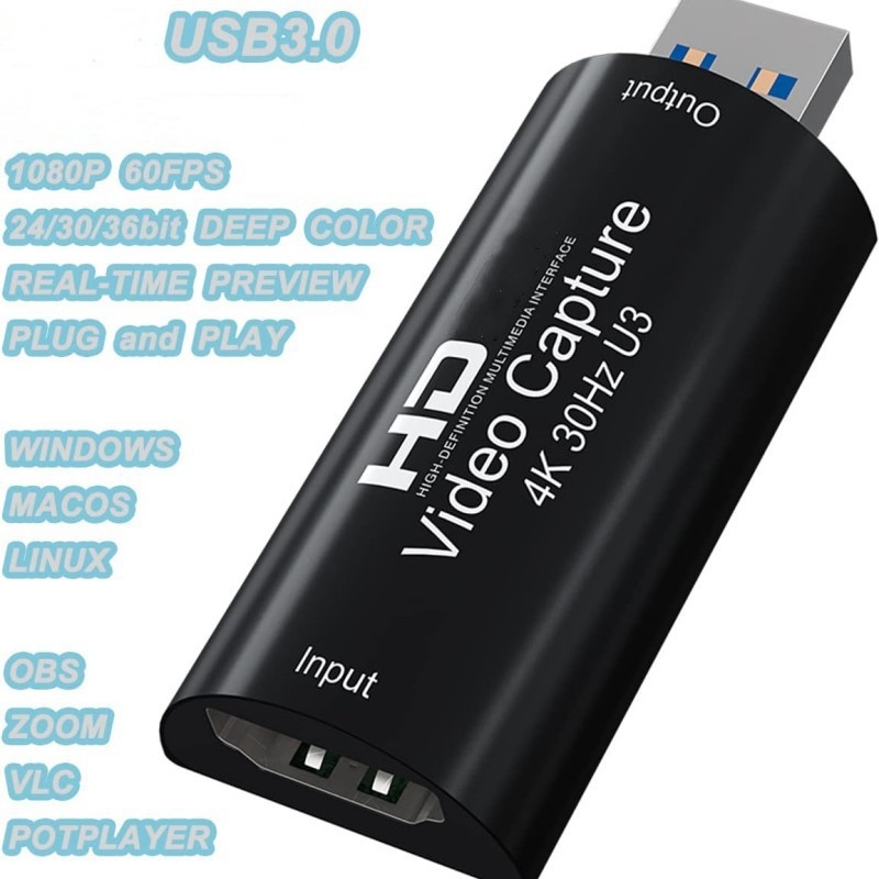 HDMI kartica za video snimanje USB 3.0 - No Lianxin 3.0, OBS kompatibilna za uživo prijenos