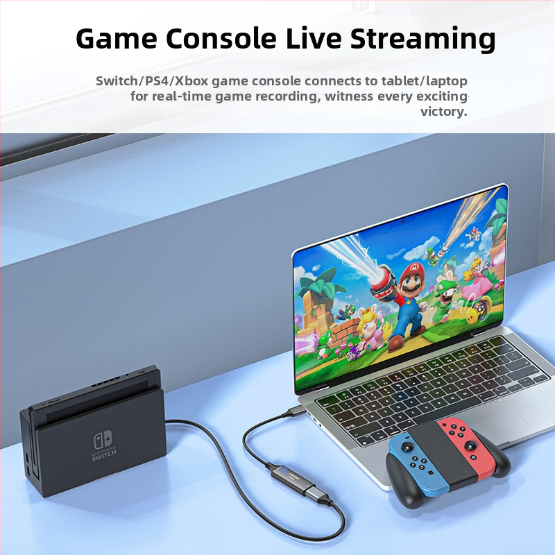 Video kartica za hvatanje videa 4K60Hz, USB sučelje, Windows kompatibilan, dvostruki PC livestreaming i snimanje, AM8352 čip