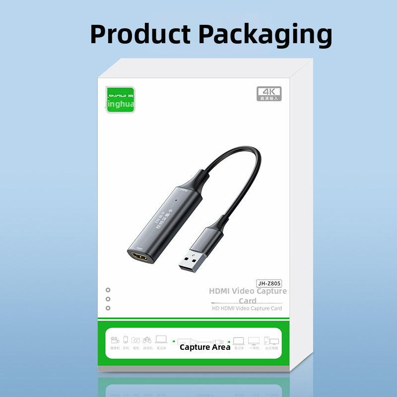 Video kartica za hvatanje videa 4K60Hz, USB sučelje, Windows kompatibilan, dvostruki PC livestreaming i snimanje, AM8352 čip