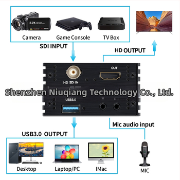 NK-M006 3G-SDI na HDMI USB 3.0 video capture karta, 1080p, broadcast úroveň, originálny importovaný čip
