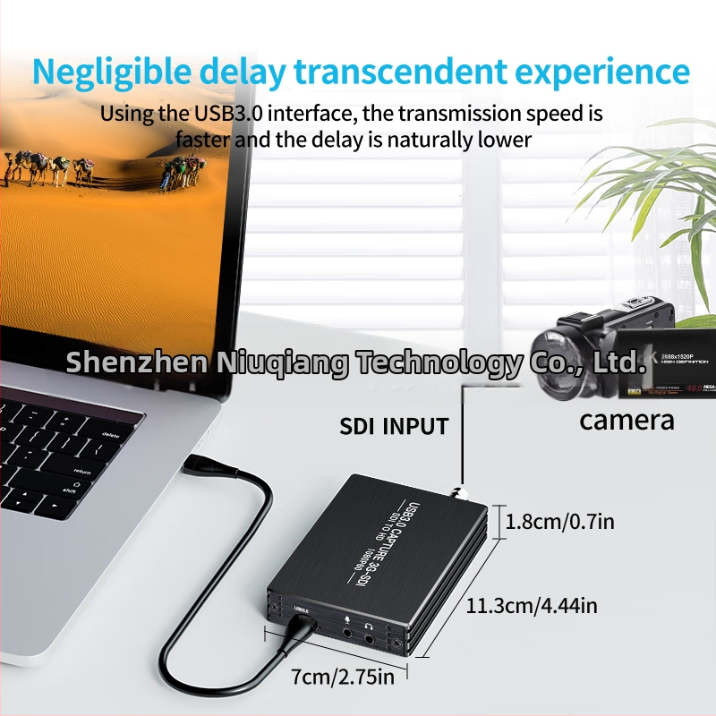 NK-M006 3G-SDI na HDMI USB 3.0 video capture karta, 1080p, broadcast úroveň, originálny importovaný čip