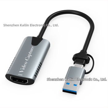 USB-C na HDMI video zachytávač Hu-04A s čipom MS2109, HDMI rozhranie, výstup 1080P60, kompatibilný so Windows, 1-ročná záruka