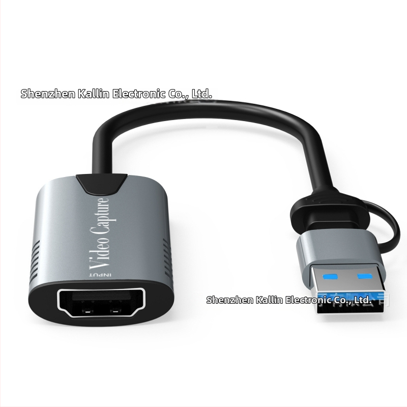 USB-C na HDMI video zachytávač Hu-04A s čipom MS2109, HDMI rozhranie, výstup 1080P60, kompatibilný so Windows, 1-ročná záruka
