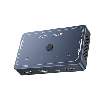 acasis VC-008 Karta za hvatanje videa 4K60 USB – 3-u-1, prebacivanje jednim klikom, kompatibilna sa svim operativnim sustavima
