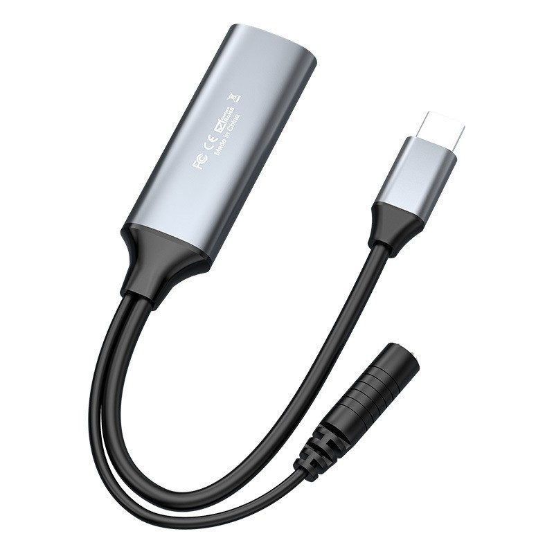 Type-C HDMI kartica za hvatanje videa s miješanjem mikrofona, 1080P, čip 2130