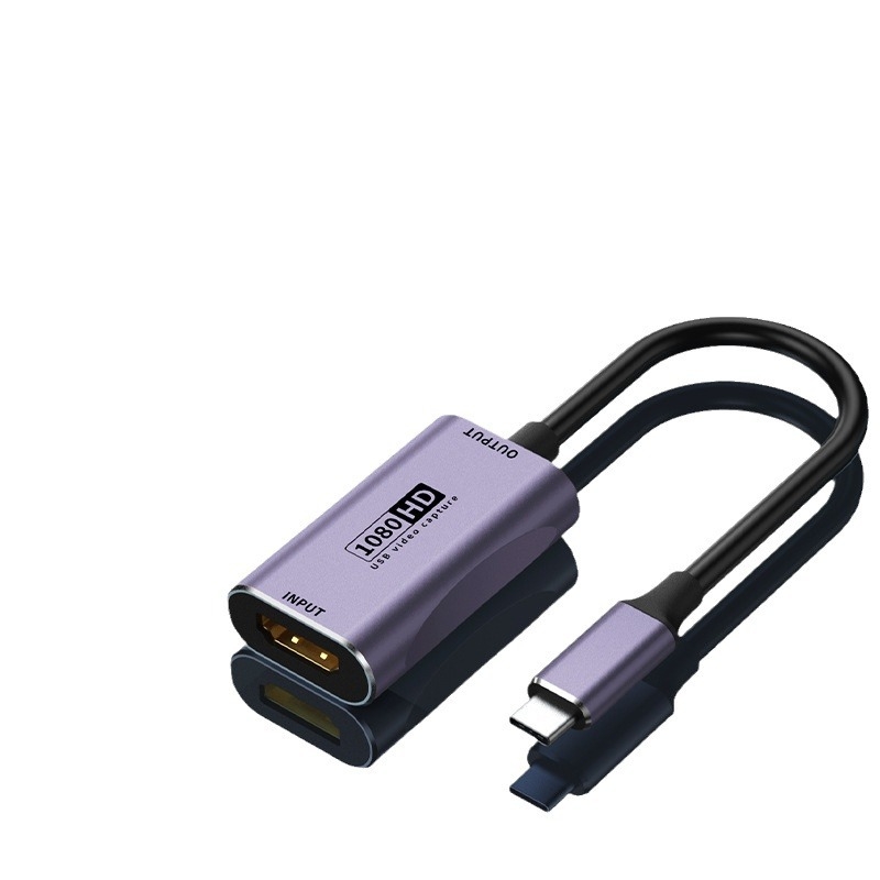 Κάρτα εγγραφής Type-C 1080P ήχος-βίντεο, 30fps, συμβατή με όλα τα λειτουργικά συστήματα