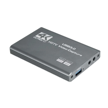Card de captură video 4K HDMI/USB pentru PS5, camere, telefoane, tablete și streaming pe PC; 4K/1080p, compatibil cu toate sistemele de operare, garanție 1 an