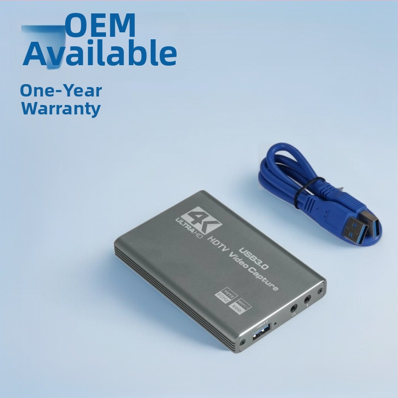 Card de captură video 4K HDMI/USB pentru PS5, camere, telefoane, tablete și streaming pe PC; 4K/1080p, compatibil cu toate sistemele de operare, garanție 1 an