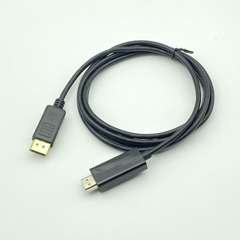 Cablu adaptor DP către HDMI cu cip, DisplayPort către HDMI, 1,8 m, nucleu de cupru