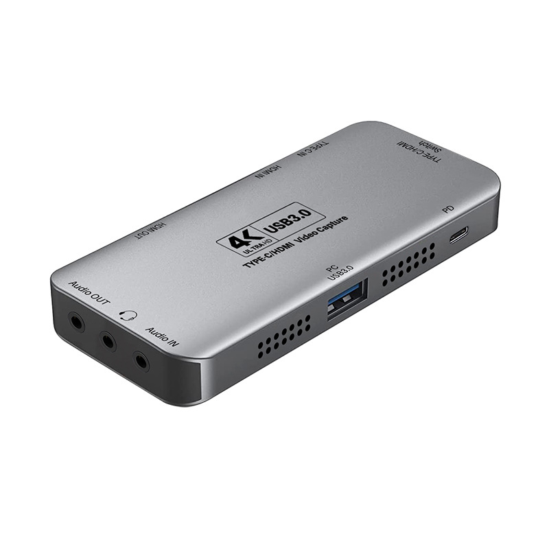 Type-C HDMI na USB 3.0 videokarta na zachytávanie, 4K podpora, čip MS2131, USB rozhranie, kompatibilné s Windows