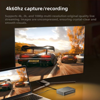 VC20max USB Zachytávacia karta 4K pre živé vysielanie - kompatibilná so Switch/PS5 kamerou