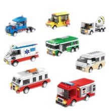 ABS пластмасов конструктор, Lego съвместим, 400–800 бр., за деца 7–14 години, подходящ за самостоятелно сглобяване.