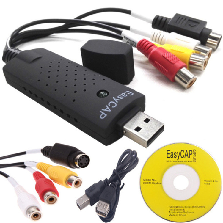 USB 2.0 kartica za hvatanje videa, jednokanalska, 720×576, čip 2100e, model Xwd-47