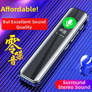 Prenosný profesionálny diktafón so znižovaním šumu, model A20, MP3/WAV, dosah nahrávania 100 m, čas nahrávania 500, USB 2.0