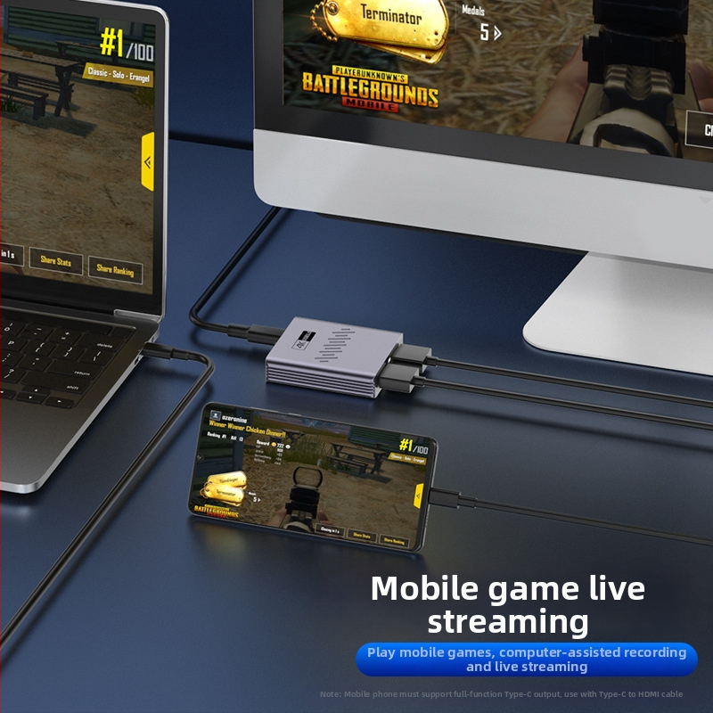 Video capture karta HC-V9 od YUCUN — USB 3.0, 2560x1440, HDMI, kompatibilný so všetkými operačnými systémami