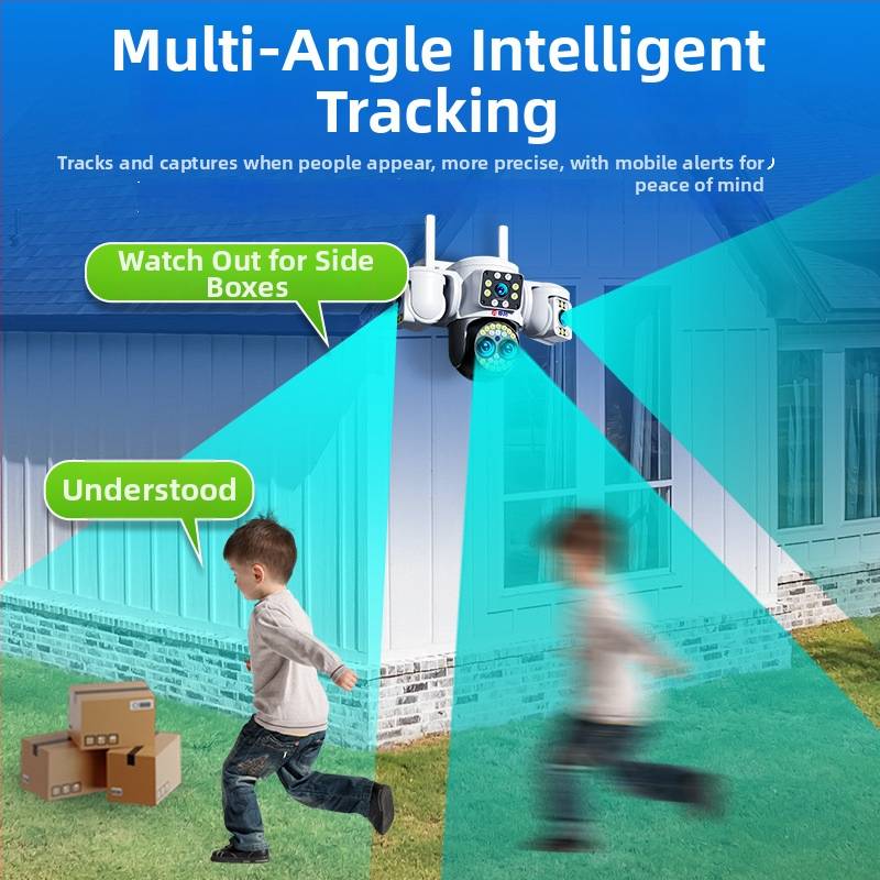 Bezdrôtová monitorovacia kamera s univerzálnym vnútorným/vonkajším použitím, nízka svetelnosť 0.002 lx, SNR > 72 dB, -40 až 70 °C, napájanie 12V