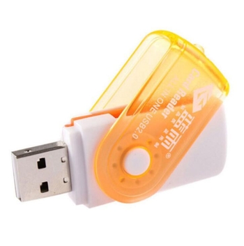 Blue Rain Čitač kartica 4-u-1, TF/SD, USB 2.0, vanjska računarska periferija