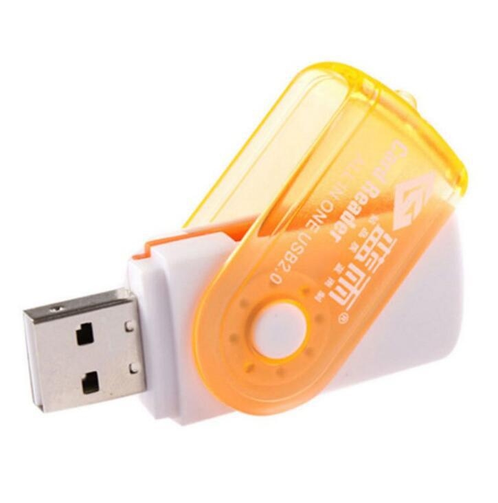 Blue Rain Čitač kartica 4-u-1, TF/SD, USB 2.0, vanjska računarska periferija