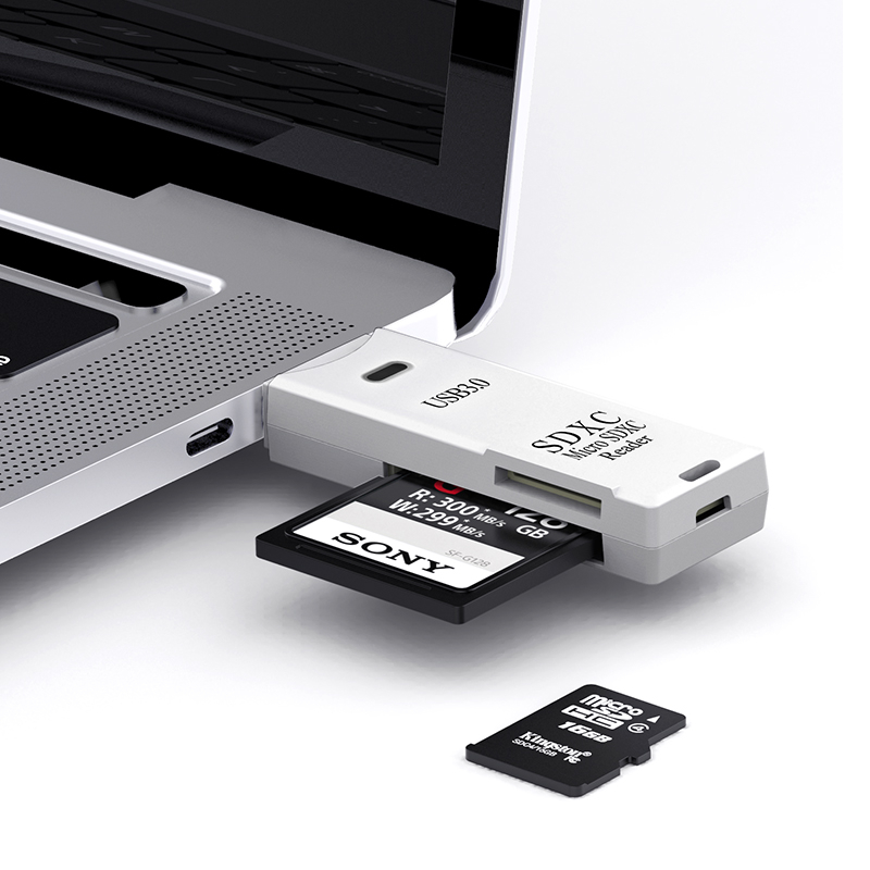 Čitač kartica USB 2.0, vanjska instalacija, podržava CF, MiniSD, SD/SDHC, TF, RS-MMC, MMCmobile, Mini SDHC — OEM dostupan