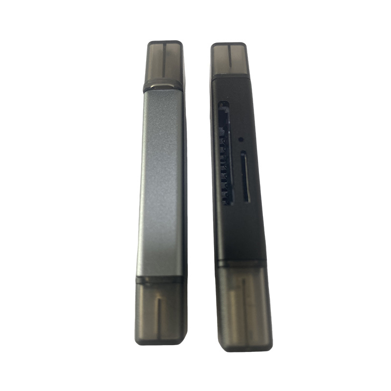Višenamjenski OTG čitač kartica SD/TF, USB 3.0 i USB-C OTG, vanjski čitač za mobitele i računala, kućište od aluminijske legure
