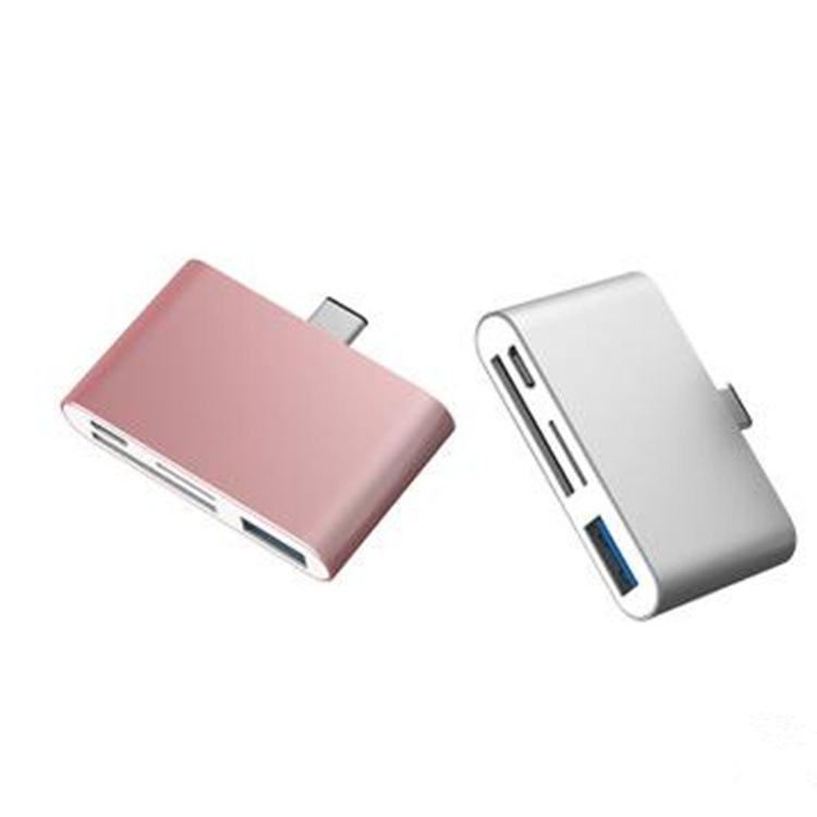 MD-616 Type-C USB 3.0 OTG hub s čitačem kartica – ultra-tanki, prijenosno PD punjenje, podržava SD/SDHC/TF/MS