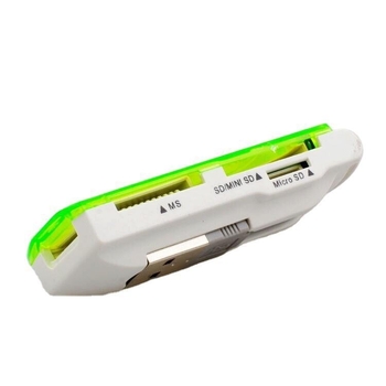 Small Spaceship USB αναγνώστης καρτών - USB 2.0, CF/SD/SDHC/TF κάρτες, εξωτερική εγκατάσταση