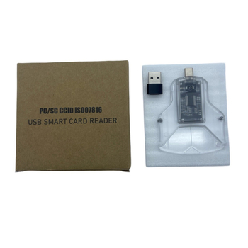 FMEZY SCT30 USB-C čitač pametnih kartica ISO 7816 – USB 2.0, kompatibilan s Windows 7, ABS kućište, 180 g, U paketu: čitač kartica i USB adapter
