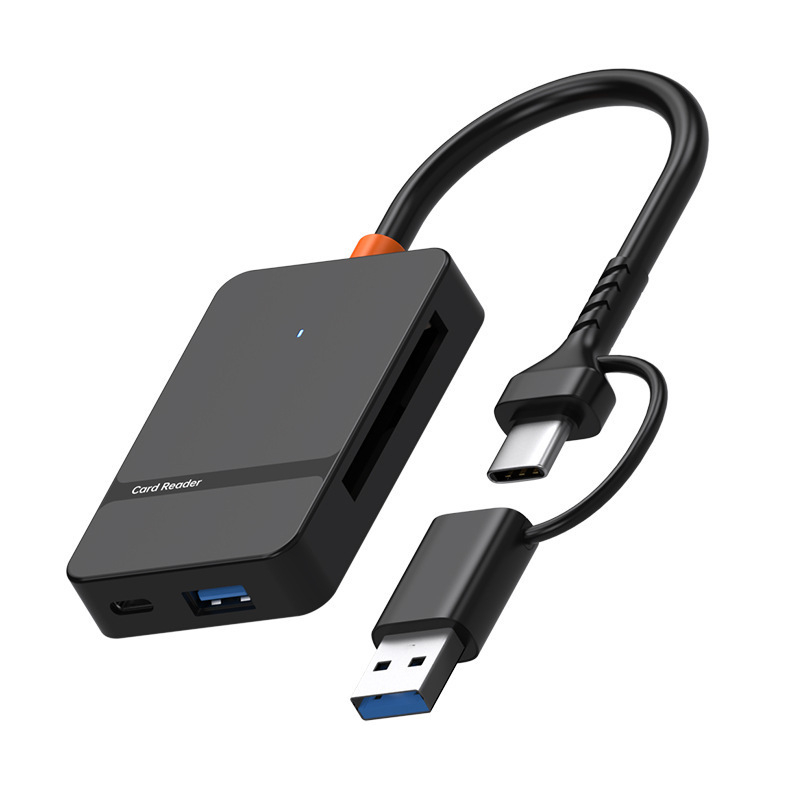 Cititor all-in-one USB 3.0/Type-C – CF/SD/TF/MS Pro/MS Micro Suport, Extern