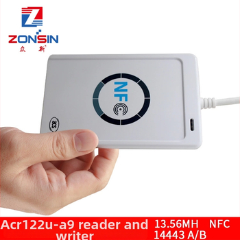 ACR122U-A9 Bezkontaktný čítač kariet, kompatibilný s MIFARE ONE, 13,56 MHz, čítacia vzdialenosť 3-8 cm