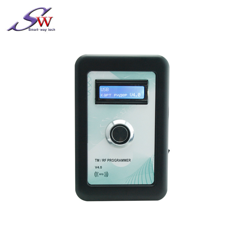 Cititor de carduri TM1990, replicator RW1990 EM4100/T5577 cu ecran LCD, 125 kHz, memorie de 64 biți, model TMR-V4.0