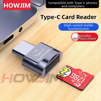 Type-C OTG USB 3.1 adapteris Androidui su TF kortelių skaitytuvu, modelis 0606