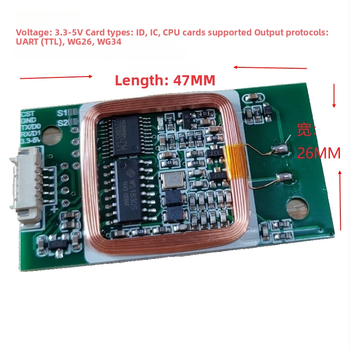 830T UART-5V IC/ID čítač kariet modul s rozhraním Wiegand