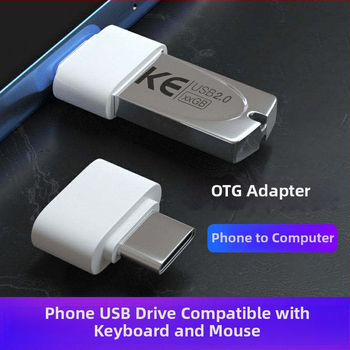 OTG Type-C į USB adapterį Android įrenginiams – palaiko pelę, USB flash atmintį ir kortelių skaitytuvą (Modelis: OTG; Prekės ženklas: Neutral; Privati etiketė licencijuojama: Taip)