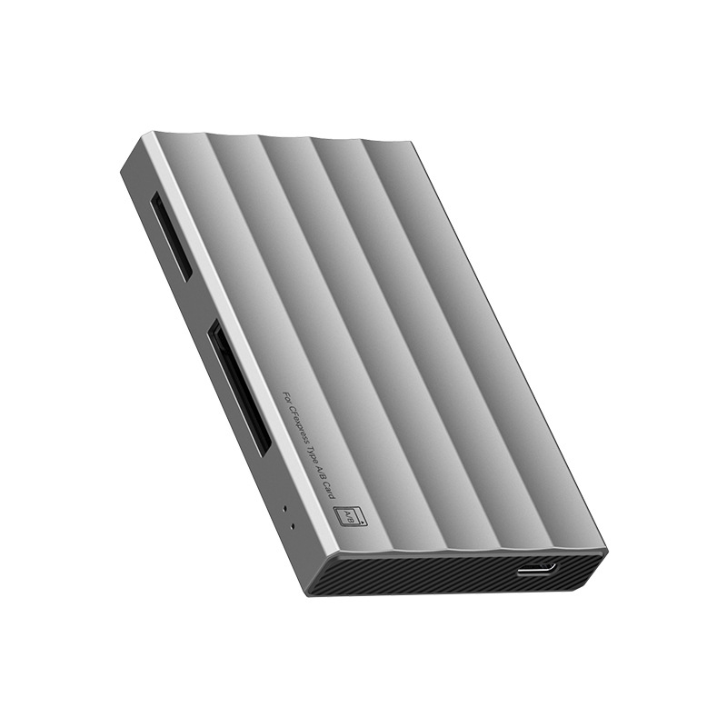 Cititor USB 3.0 pentru carduri CF/SD/TF — Carcasă din aliaj de aluminiu, exterior