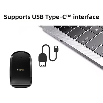 Sandisk SDDR-F451 CFexpress čítačka kariet, USB 2.0 rozhranie, CFexpress kompatibilný, 2-ročná záruka