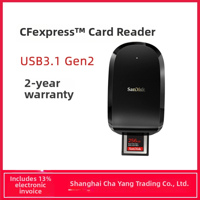 Sandisk SDDR-F451 CFexpress čítačka kariet, USB 2.0 rozhranie, CFexpress kompatibilný, 2-ročná záruka