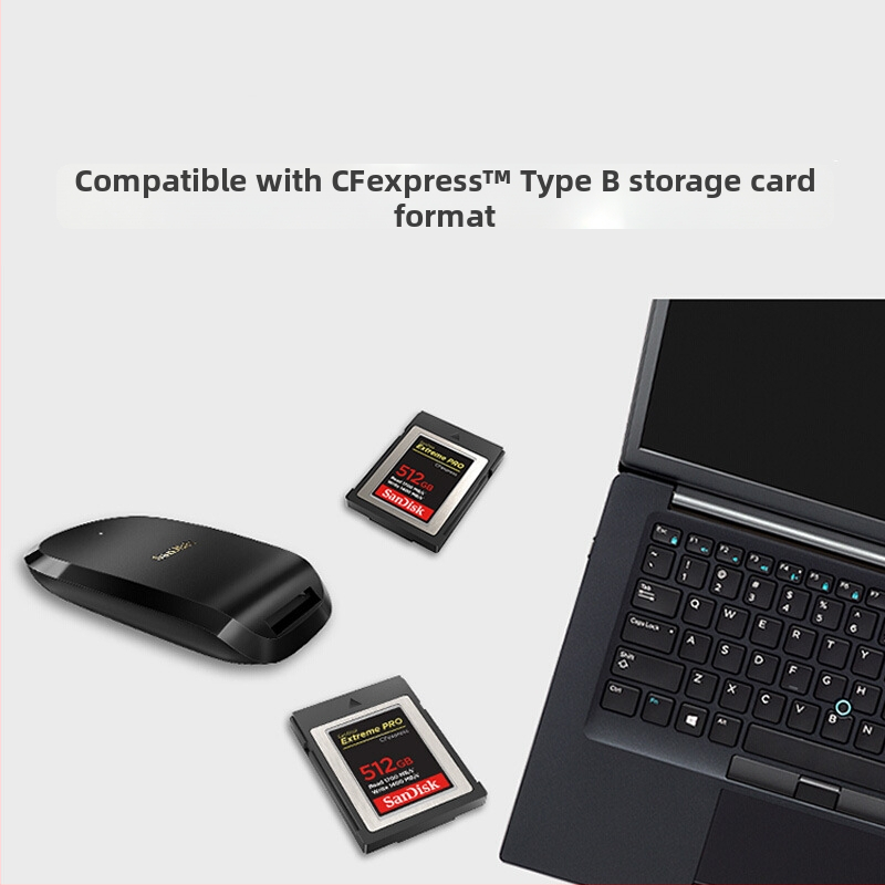 Sandisk SDDR-F451 CFexpress čítačka kariet, USB 2.0 rozhranie, CFexpress kompatibilný, 2-ročná záruka