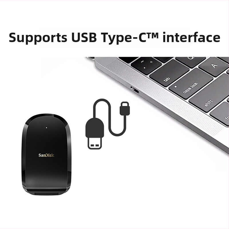 Sandisk SDDR-F451 CFexpress čítačka kariet, USB 2.0 rozhranie, CFexpress kompatibilný, 2-ročná záruka