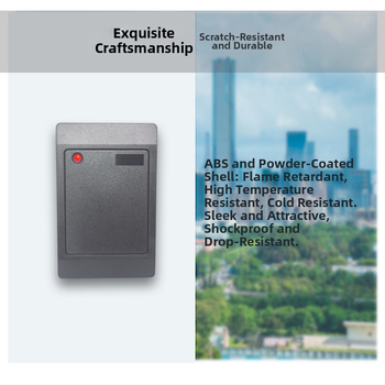 XIRUI XR-R101 atsparus vandeniui bekontaktis prieigos skaitytuvas, WG26 / Wiegand 34, 13,56MHz/125kHz, ID/IC/NFC kortoms