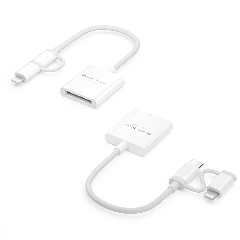 MS memorijska kartica All-In-One čitač za OTG Type-C uređaje – USB 2.0, podržava MS Pro i druge kartice, vanjska instalacija, model p01