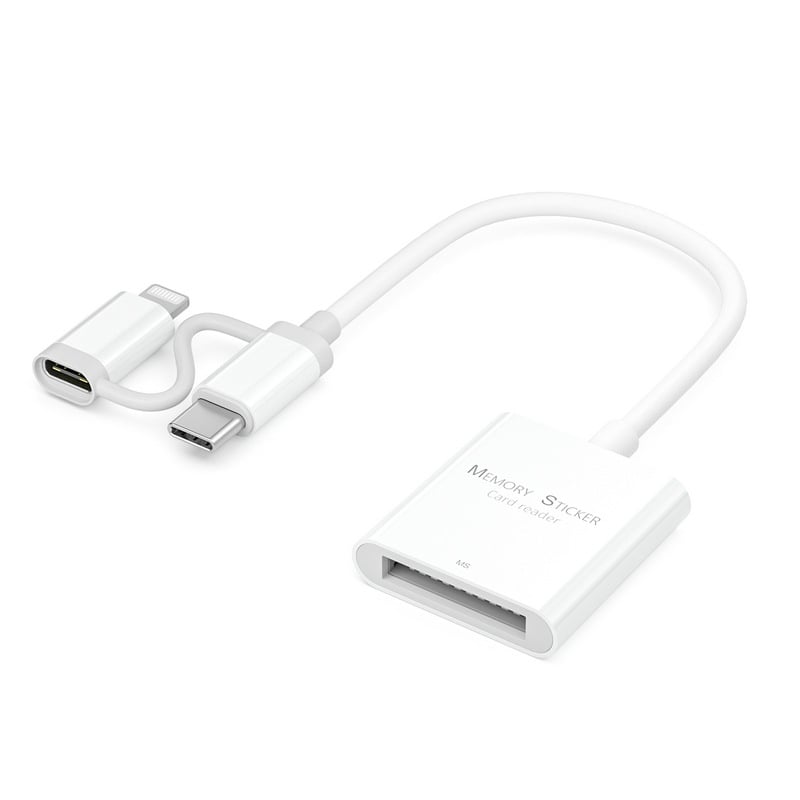 MS memorijska kartica All-In-One čitač za OTG Type-C uređaje – USB 2.0, podržava MS Pro i druge kartice, vanjska instalacija, model p01