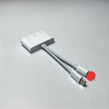 Čitač kartica – 2-u-1 Type-C i Lightning, podrška SD/TF/USB, vanjska instalacija, kompatibilan s iOS, 16 g