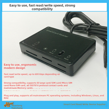 MCR3516 USIM kortelės rašymo/skaitymo įrenginys USB | ISO7816 kontaktinė korta, 4 MHz, skaitymo greitis iki 420 kbps, palaiko Nano-SIM ir Micro-SIM