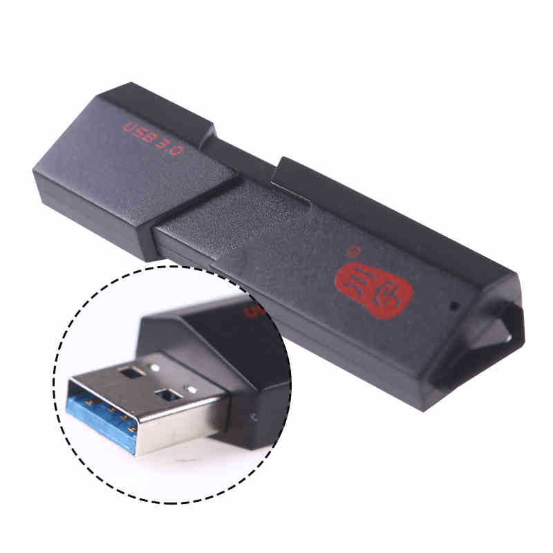 C307 USB 3.0 čitač kartica — vanjski prijenosni dizajn, visoke brzine prijenosa za SD/SDHC/TF/MicroSD