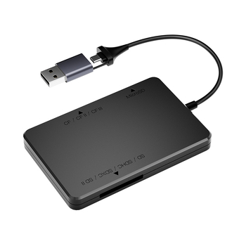 FB-680CA USB 2.0 čitač kartica CF/SD/TF – vanjski, Windows 7 kompatibilnost, 1 godina garancije