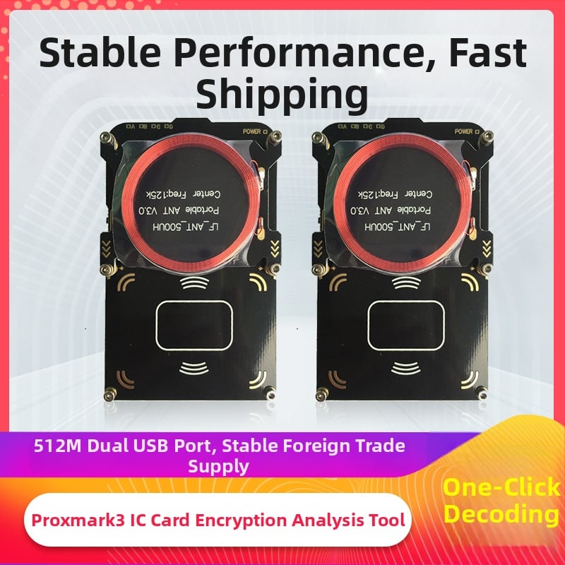AnruHoo Proxmark3 PM3 kontaktinis kortelių skaitytuvas ID+IC kortoms, 13,56 MHz, jutiklio diapazonas 0-5 cm