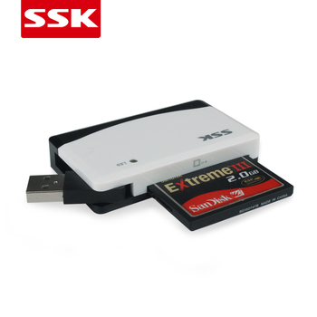 Všetko-v-jednom USB 2.0 čítačka kariet SCRM057 – podporuje MicroSD/SD/CF, externá inštalácia, kompatibilná so Windows/macOS